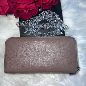 ❌SOLD❌SAINT LAURENT Grained Calfskin Zippy  Wallet